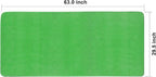 Microfiber Towels for Cars, 63" x 29.5" Car Drying Towel, Green Reusable Car Towel, Quick Drying Car Microfiber Cleaning Cloth for RVs, SUVs, Trucks