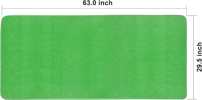 Microfiber Towels for Cars, 63" x 29.5" Car Drying Towel, Green Reusable Car Towel, Quick Drying Car Microfiber Cleaning Cloth for RVs, SUVs, Trucks