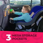 2-Pack Heavy Duty Kick Mat - Multipurpose Waterproof Organizer for Kids, Easy to Clean