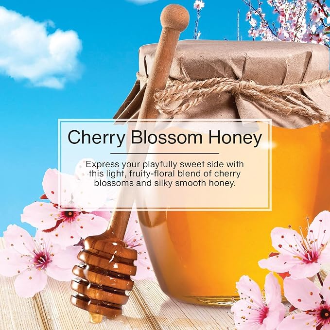Car Air Freshener | Hanging Paper Tree for Home or Car | Cherry Blossom Honey | 6 Pack