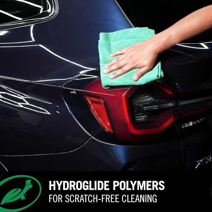 Hybrid Solutions Ceramic 3-in-1 Car Detailer, Waterless Car Wash, Long-lasting HydrophobicWax Protection and High Gloss Shine, Safe For All Exterior Surfaces, 32 oz (Pack of 2)