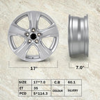New 17'' x 7" Aluminum Alloy Wheel Rim Compatible with 2019-2023 Toyota RAV4, Factory Replacement Rim, Direct Fit, OEM Design Replacement Rim