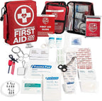 2-in-1 First Aid Kit for Car, Travel & Home, Businesses - Bonus Mini Kit for Medical Emergency Aid, Survival, Camping - 200 Pcs, Medium FAK
