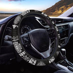 American Tribal Geometric Pattern Steering Wheel Cover with a Diameter of 15" for Van Car SUV Truck Full Surround Auto Steering Wheel Protector Steering Wheels Accessories