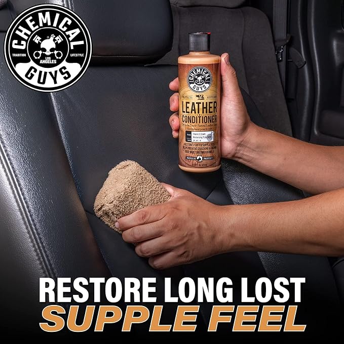 Vintage Series Leather Conditioner for Car Interiors, 16 oz | Nourishes and conditions natural, synthetic and faux leather seats, keeping them soft, supple and protected