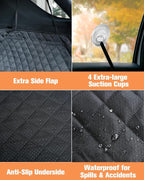 SUV Cargo Liner for Dogs, Waterproof Pet Cargo Cover Dog Seat Mat for SUVs Sedans Vans with Bumper Flap Protector, Scrachproof Non-Slip Large Size Dog Seat Mat Universal Fit