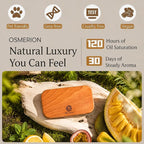 Car Air Freshener - Wood Air Freshener for Visor Clip - Long Lasting Car Odor Eliminator - Vehicle Scent Diffuser - (Coconut - Tropical Garden - Stone Pepper - White Santal, CLIP INCLUDED)