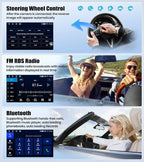 8Core 6G+128G Android Car Radio Stereo for Honda Accord 2008 2009 2010 2011 2012 2013 Upgrade 10.1 Inch Touch Screen with 360° Panoramic View CarPlay Android Auto Mirror Link WiFi Backup Camera
