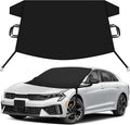 Car Snow Cover Compatible for Kia Forte | Windshield Cover for Ice and Snow with S-Hook Straps | Heavy-Duty 600D Oxford Winter Car Cover, Waterproof & Anti-Slip