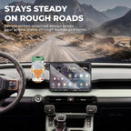 Car Phone Mount for 2026 Toyota RAV4, 10.5" Screen Only | Smart Auto-Clamping, 15W Wireless Fast Charging, Premium Aluminum Holder, Without Blocking Airflow