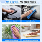 5 Pcs 25"x34" Premium Car Shammy Cloth Soft Super Absorbent Chamois Towel for Car Drying, Reusable Soft Cars Drying Towels (Bright Color)
