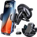 Military-Grade Anti-Shake & 360° Rotatable Suction 2026 Upgraded Car Phone Holder Mount 90+LBS Safest Strongest & Patent Certs Dashboard Windshield Vent for iPhone 17 16 Pro Max Samsung,Gloss Black