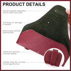 Magnetic Sunglass Holder for Car Visor, Leather Car Glasses Holder | Red Visor Accessories Eyeglasses Holder Glasses Storage Case