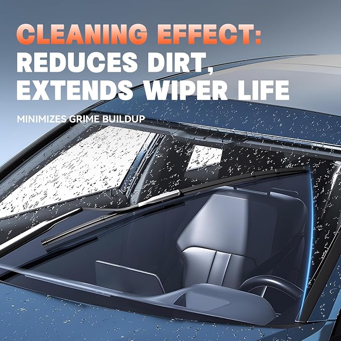 Spray Rain & Fog Defense Duo: Hydrophobic Rain Repellent & Anti-Fog Interior Spray for Car Windows, Windshield & Motorcycle Visors | Long-Lasting Bead Effect, 72-Hr Fog Prevention