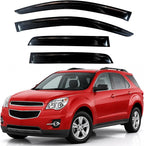 KPY Rain Guards Fit for 2005-2009 Chevrolet/Chevy Equinox, Out-Channel Window Visors Vent Wind Deflectors 4PC, Car Accessories for 2006-2009 Pontiac Torrent