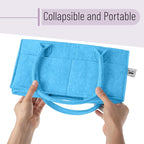Mr. Pen- Baby Diaper Caddy Organizer, Blue | Nursery Storage Bin and Car Organizer for Diapers and Baby Wipes