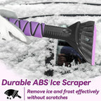 32" Snow Brush and Ice Scraper for Car Windshield, 2-in-1 Car Snow Brush and Ice Scraper, Extendable Snow Scraper with Brush, Snow Removal for Cars SUVs