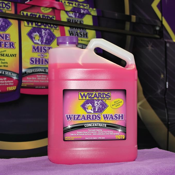Car Wash - Super Concentrated Car Wash Soap - No Salt Biodegradable Car Wash Soap With Thick Foam - Exterior Care Products For Marine Use - Foam Cannon Soap For Car Washing Supplies - 1 Gallon