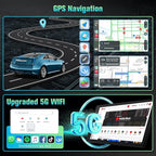 8-Core 4+64GB Upgrade Car Radio for Honda Civic 2006 2007 2008 2009 2010 2011 Stereo with Carplay Android Auto, 10.1" Touch Screen for Civic with GPS/WiFi/BT/FM/SWC + MIC + Backup Camera