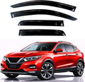 KPY Rain Guards Fit for 2017-2022 Nissan Rogue Sport, Out-Channel Window Visors Vent Wind Deflectors 4PC, Car Accessories for 17-21 Nissan Qashqai (Sport Model Only)