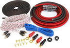 Red KCA Complete 4 Gauge Amplifier Installation Wiring Kit