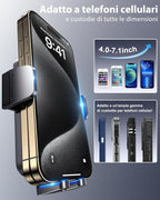 Car Phone Holder Car Universal Mobile Phone Holder 360° Rotatable Car Mobile Phone Holder Dashboard Windshield Air Vent Phone Holder Car for iPhone Android Smartphone
