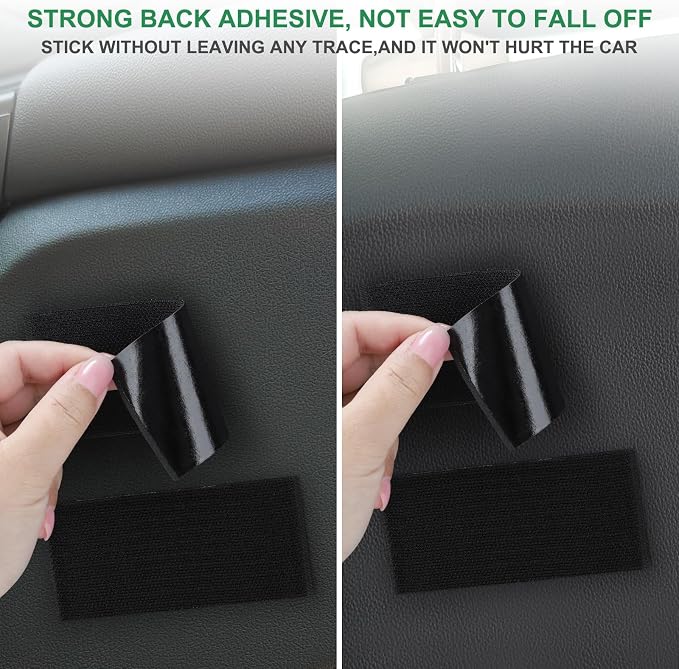 Universal Car Pocket Organizer - PU Leather Pouch for Seat, Door, Window, Console - Holder for Cards, Trash, Cell Phone, Sunglasses