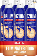 8 Oz. Air Sanitizer & Odor Eliminator for Homes, Cars, Offices and More, Vanilla Scent, Pack of 6