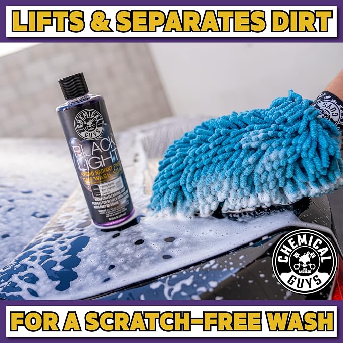 CWS61964 Black Light Foaming Car Wash Soap (Works with Foam Cannons, Foam Guns or Bucket Washes) for Cars, Trucks, Motorcycles, RVs & More, 64 fl oz (Half Gallon) Black Cherry Scent