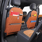 Seat Back Protector,Shields Seat Backs from Kicks and Adds Storage | kick mats back seat protector easy to install and clean, well-crafted, sturdy, durable and stylish.2 Pack