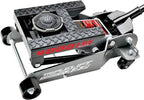 Powerbuilt 2 Ton Triple Lift Floor Jack, Works on Cars, Trucks, Motorcycles, ATV's, Transmissions, 4-3/4 to 17 in. Range, Wide and Stable, Locking Safety Bar - 620422E