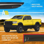 Extra Durable Window Deflectors Tape-On Window Visors Rain Guards Fit for Dodge Ram 1500 2019-2026 Quad Cab, Sun Visors, Wind Vent for Shades, Exterior Car Accessories - 4pcs. AG0035