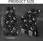 1 Pack Car Seat Headrest Hooks for Purses and Bags White Stars and Moons Bag Purse Holder for Car with Double Metal Hooks Car Purse Hanger Hanging Accessories