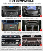 for MagSafe CD Car Mount Charger, Ultra Magnetic Phone Holder for CD Slot Charging, Fast Wireless Car Charger Mount Fit for iPhone 17 16 15 14 13 12 Pro Max Plus Mini (for Qi Charging)