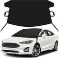 Car Snow Cover Compatible for Ford Fusion | Windshield Cover for Ice and Snow with S-Hook Straps | Heavy-Duty 600D Oxford Winter Car Cover, Waterproof & Anti-Slip