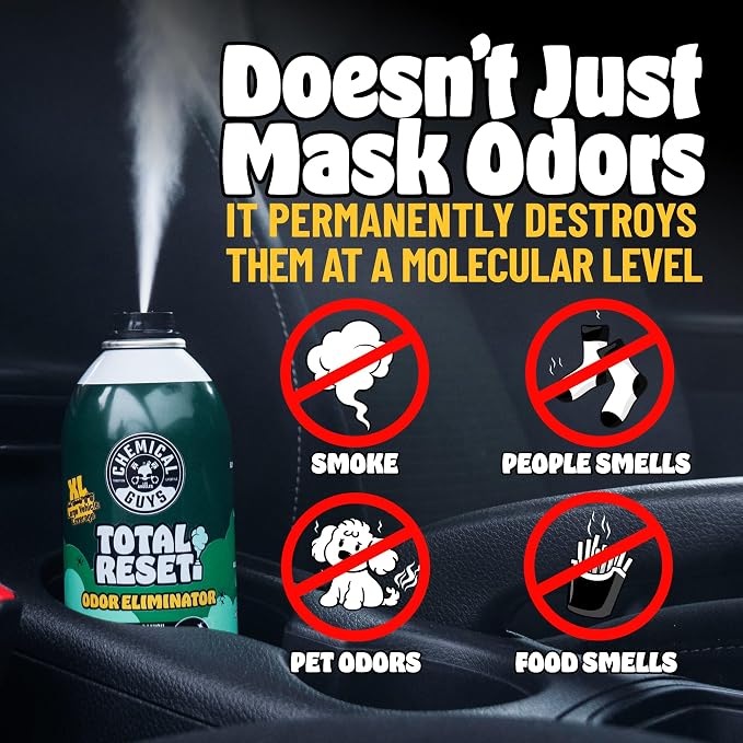 Odor Eliminating Fogger 3 Pack – New Car Smell, 3 Oz Each – Set-and-Forget System to Remove Smoke, Pet, Gym, and Food Odors in Cars, Trucks, SUVs