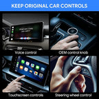 Wireless CarPlay & Android Auto Adapter, 2026 Upgraded 2-in-1 Wireless CarPlay Adapter, Mini Plug & Play, Fast Auto-Connect & No Latency, Easy Setup, Wide Vehicle Compatibility USB & USB-C Port