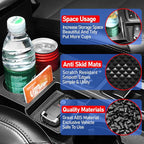 Front Cup Holder for Ford Maverick 2025 2024 2023 2022,Upgraded Dual Drink Holder Storage Organizer for Maverick Interior Accessories,Front Seat Armrest Box Insert Expander Water Bottle Holder