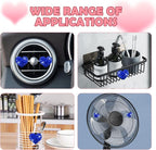 4PCS Heart-Shaped Car Vent Clips with Rhinestone,Bling Air Vent Clips Car Decorations,Premium Shiny Car Clips for Vents Accessories Interior (Royal Blue)
