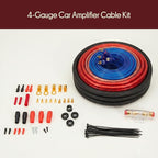 Pyle 4-Gauge Car Amplifier Wiring Kit for Car Audio | Complete amp wiring kit with power, ground, remote, speaker wire, RCA cables, and 100A fuse for car audio installation.