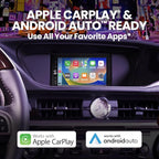 BV9358B Car Stereo – Wireless CarPlay Android Auto, Double Din, 7 Inch Touchscreen, Bluetooth, NO CD DVD Player, AM/FM Radio Receiver, A/V Input, USB