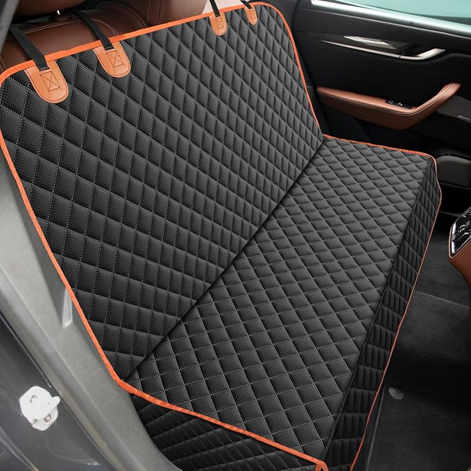 Dog Seat Cover for Back Seat Waterproof Dog Seat Covers for Cars, Car Seat Protector for Dogs, Nonslip Back Seat Cover for Trucks & SUV