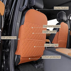 Seat Back Protector,Shields Seat Backs from Kicks and Adds Storage | kick mats back seat protector easy to install and clean, well-crafted, sturdy, durable and stylish.2 Pack