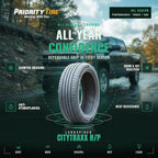 Citytraxx H/P All-Season Truck/SUV High Performance Radial Tire-245/45R20 245/45ZR20 245/45/20 245/45-20 103W Load Range XL 4-Ply BSW Black Side Wall UTQG 420AA