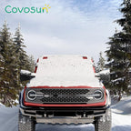 Windshield Snow Cover for Ford Bronco 2021-2026, 2-Layer Heavy Duty 600D Oxford Fabric, Premium Waterproof Windshield Cover for Ford Bronco, 2 Door and 4 Door (Not for Bronco Sport)