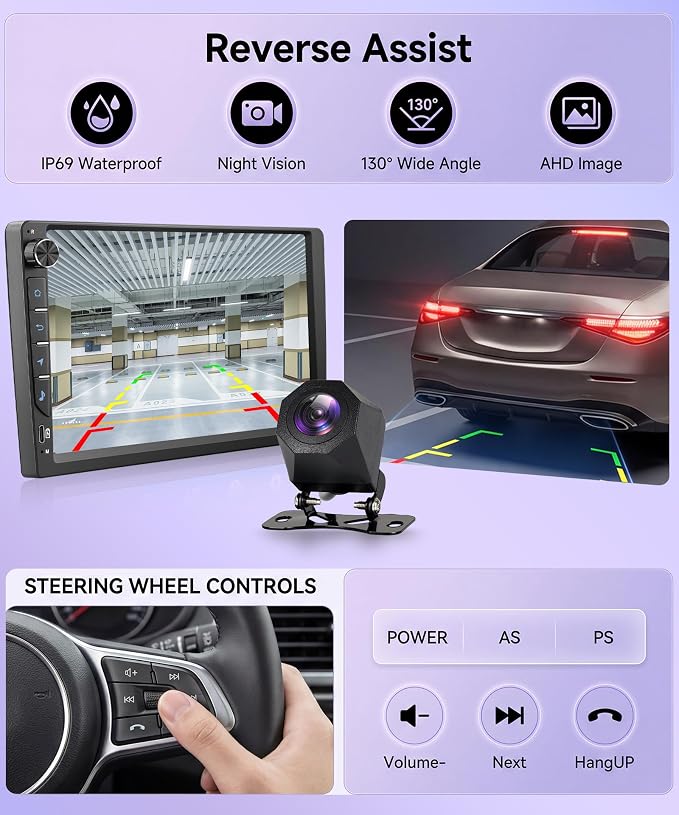 4G+64G Android Car Stereo for Toyota Corolla 2009-2013, 9 Inch Incell Touchscreen with Physical Buttons, Wireless CarPlay Android Auto GPS Bluetooth WiFi FM RDS EQ SWC Type-C Backup Camera