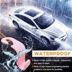 4PCS Car Seat Headrest Hook, Auto Back Seat Hanging Storage Organizer, Vehicle Seatback Hanger Holder for Purse Handbag Coat Umbrella, Universal Interior Car Accessories (Light Pink)