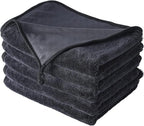 Shiny Wipes Shower Cleaning Cloth - 5 Pack 24 x 36 inch Ultra Absorbent Car Drying Towel, Shiny Wipes Drying Towel Microfiber Cleaning Cloth for Car, Bath & Househood