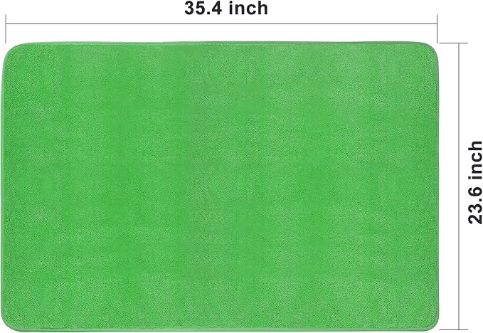 Microfiber Towels for Cars, 35.4" x 23.6" Car Drying Towel, Green Reusable Car Towel, Quick Drying Car Microfiber Cleaning Cloth for RVs, SUVs, Trucks