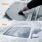 Extra Large Windshield Snow Cover for Ice & Sleet, Freeze Protector for Auto Coupe Sedan Truck Van SUV, 63" x 49.6" inch (Silver) (Pack of 2)